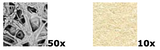 Rough and stiff polishing cloths