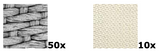 Rough and stiff polishing cloths