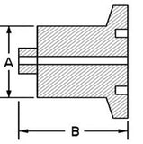 NW/KF high vacuum electrical feedthroughs, 4 wires