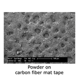 Double-sided carbon tape, aluminium backed