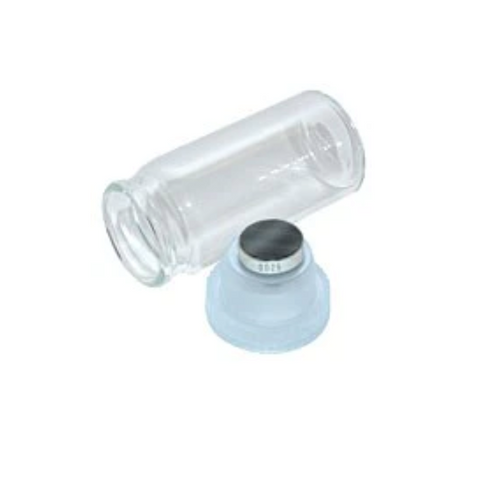 SEM forensic gunshot sampler vial and pin mount, numbered