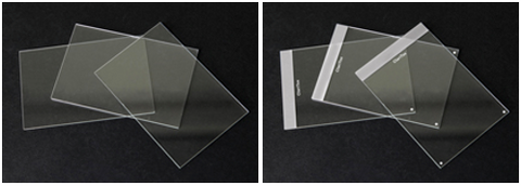ClariTex super mega microscope slides, plain and twin frosted
