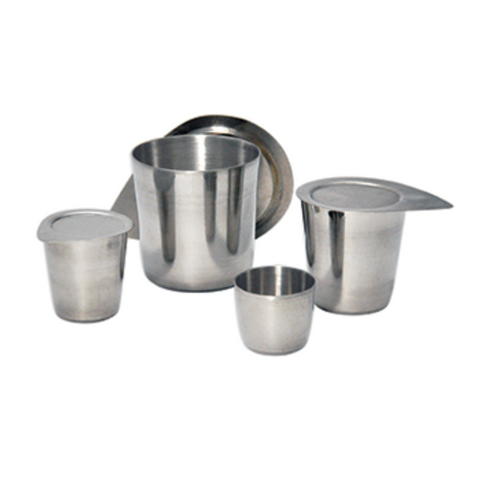 Stainless steel crucibles with lid