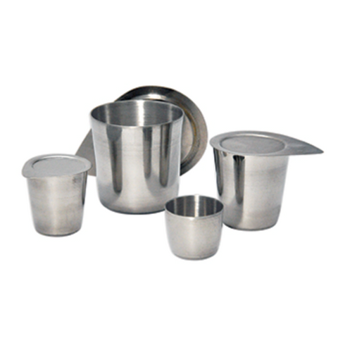 Nickel crucibles with lid