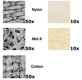 Rough and stiff polishing cloths