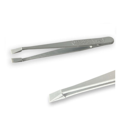 Solvent-resistant plastic tweezers, delrin