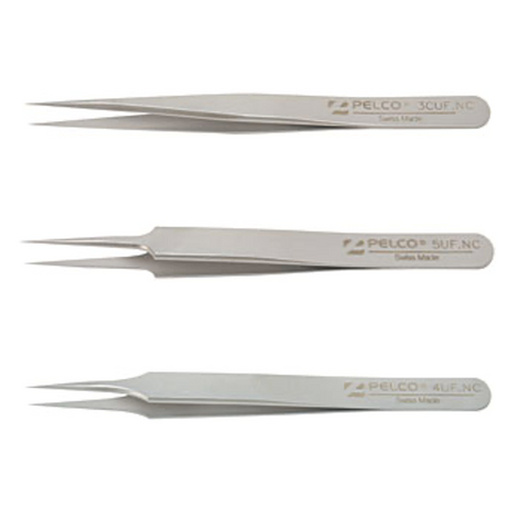 PELCO Pro superalloy high precision tweezers, ultra fine tips