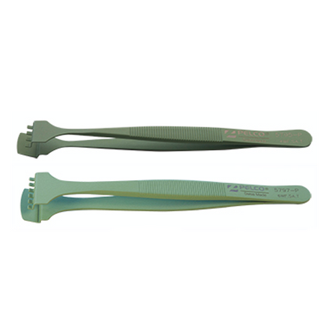 PELCO Pro wafer tweezers, PTFE coated