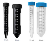 Conical centrifuge tubes, PP