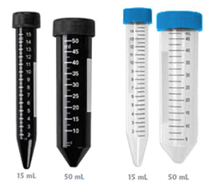 Conical centrifuge tubes, PP