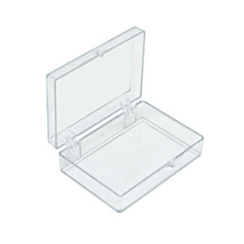 Medium storage boxes, clear PS
