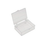Medium storage boxes, clear PS