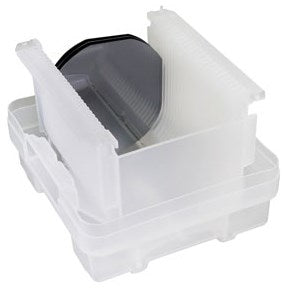 Wafer carriers for upright storage