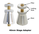 SEM stage adapter assemblies and parts for FEI/Philips, M6-fine