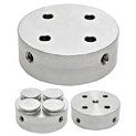 SEM multi specimen pin mount holders, M4 cylinder