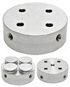 SEM multi specimen pin mount holders, M4 cylinder