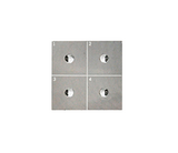 PELCO Q multi pin mount holders, square, pin mount