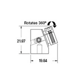 PELCO SEM 70 deg. thin specimen mount, pin mount and M4 cylinder