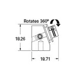 PELCO SEM 70 deg. FIB grid holder mount, pin mount and M4 cylinder