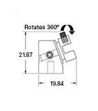 PELCO SEM 70 deg. vice specimen mount, pin mount and M4 cylinder