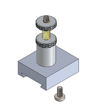 SEM dovetail stage adapter for Hitachi SEM S-3700N