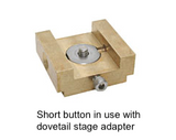 SEM short button with M4 screw for dovetail stage adapter