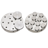 SEM multi specimen pin mount holders, M4 cylinder