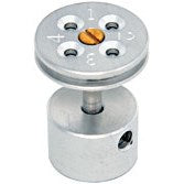 TEM grid holder for 4 grids, M4 cylinder