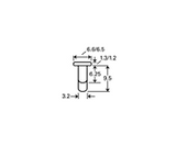 SEM specimen mounts, mini head, pin mount