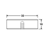 SEM medium specimen mounts, M4 cylinder