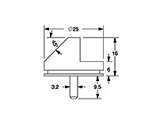 SEM 45/90 deg. specimen mounts, pin mount