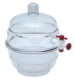 Round vacuum desiccator and accessories