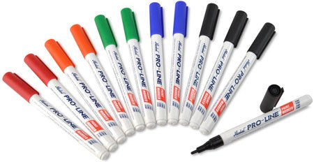 Fine tip paint marking pen, Black