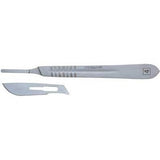 Stainless steel scalpel handles