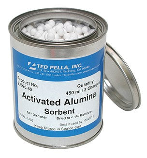 PELCO activated alumina sorbent for foreline traps