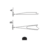 Dumont electronics epoxy-coated tweezers, style 00