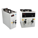 Slimline single and dual tank paraffin dispensers