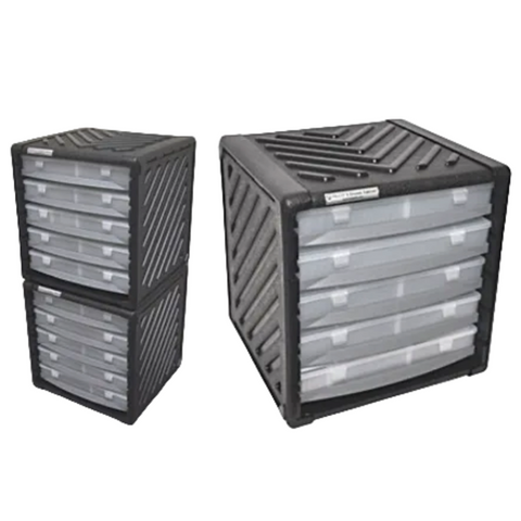 PELCO SEM storage cabinet, box and foam insert, pin mounts