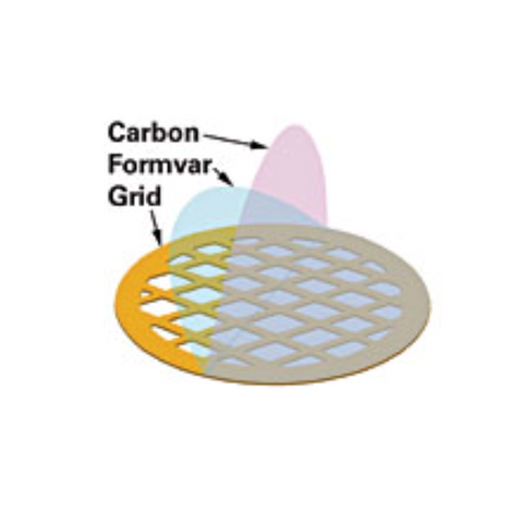 PELCO formvar on light carbon coated grids