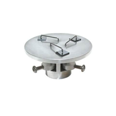 SEM triple flat specimen clip mount, M4 cylinder