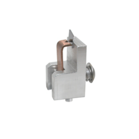 SEM 90 deg. thin section specimen clip mount, M4 cylinder