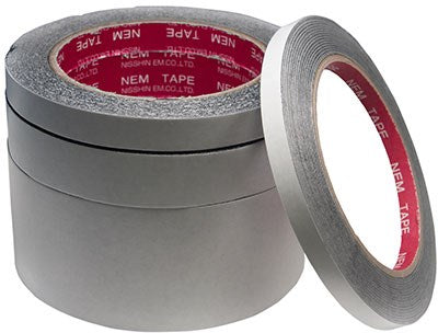 Aluminium backed carbon tape, double-sided