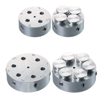 SEM multi specimen small pin mount holders, M4 cylinder