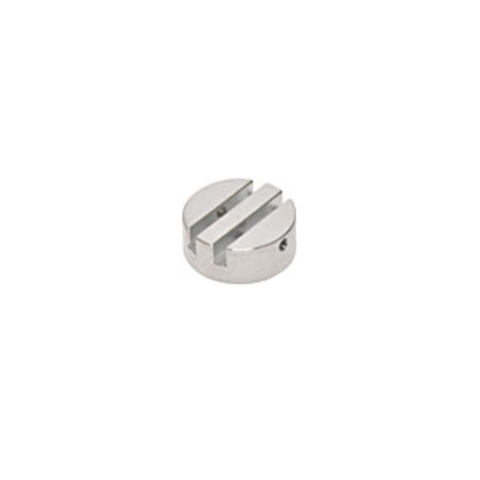 SEM vice specimen mount, large double slotted, JEOL cylinder