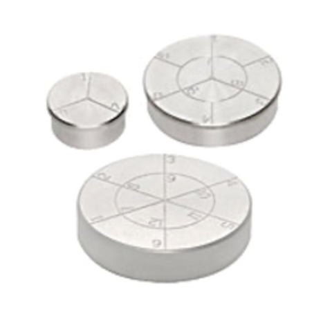 SEM specimen mounts with engraved divisions, M4 cylinder