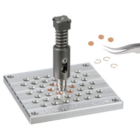 PELCO C-clip TEM grid holder block kit