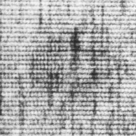 TEM astigmatism correction calibration standard, catalase crystals