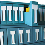 OmniStor slide and cassette storage system