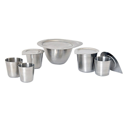Stainless steel crucibles with lid