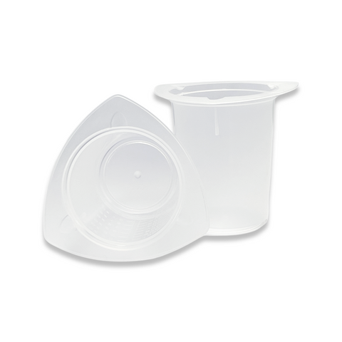 Tri-pour beakers, PP